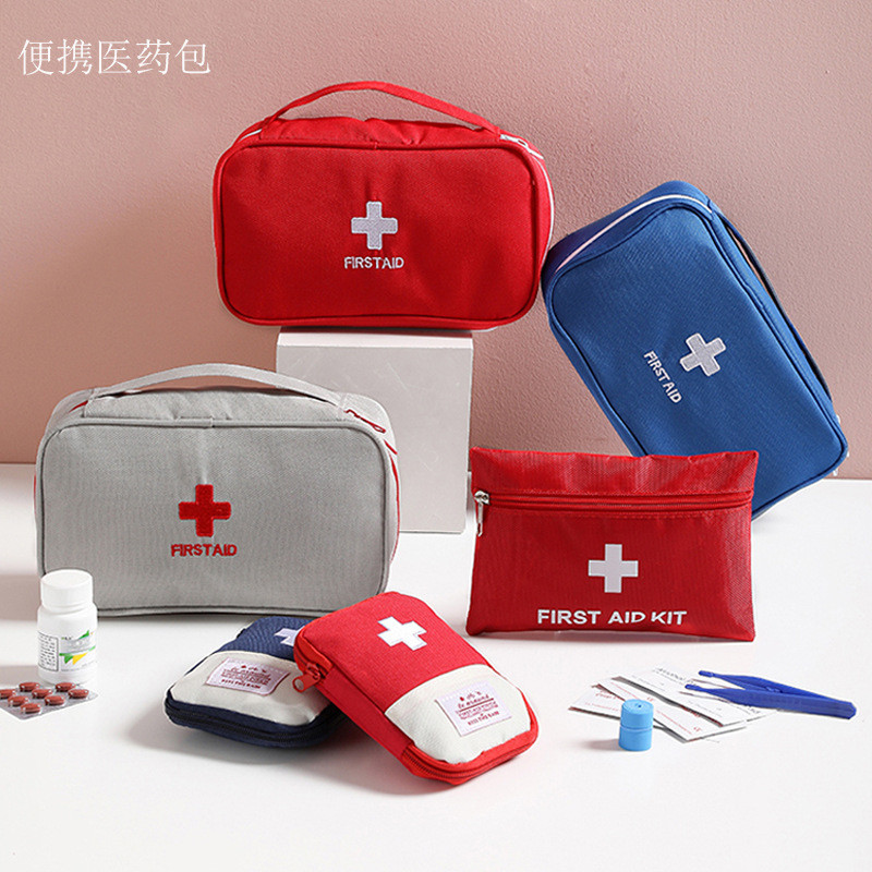 Medicine Storage Bag Emergency Survival Bag First Aid Kit Storage Bag Outdoor Home Travel Portable E