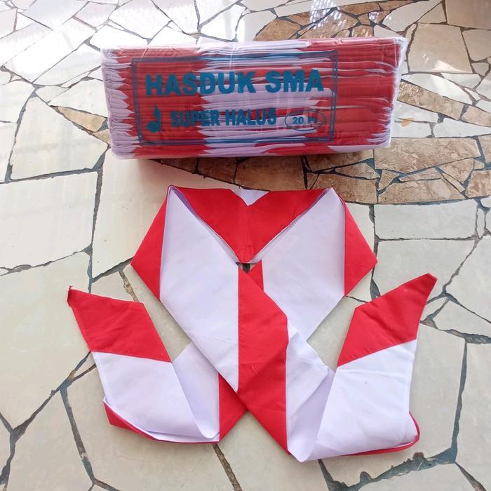 hasduk pramuka sma super halus kacu pramuka sma ukuran panjang 120 cm