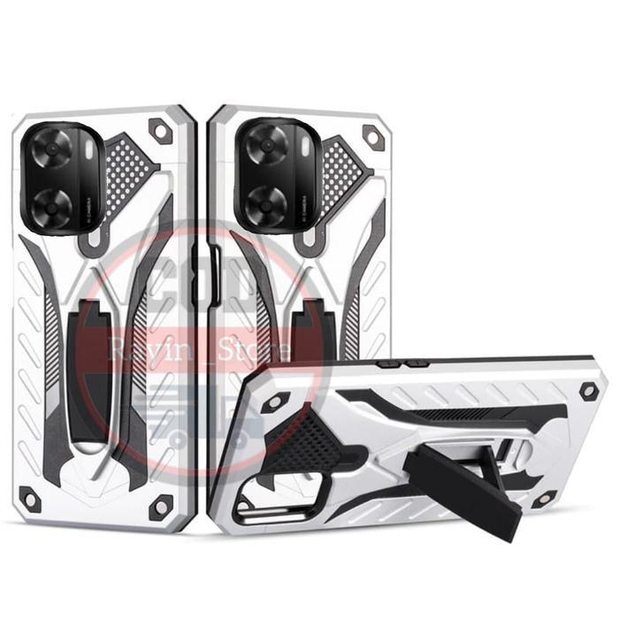 Aestora21 Casing Hp Untuk Oppo A57 2022 Case Phantom Armor Kickstanding