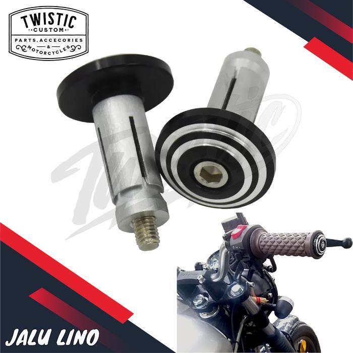 Jalu Stang Stabilizer Bandul Bar End Lino Motor W175 W250 XSR 155 Triumph Cleveland Ace TVS Ronin