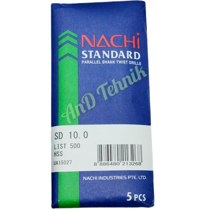 Mata Bor Besi Nachi Hss 10Mm / Mata Bor Nachi 10Mm / Nachi 10 Mm