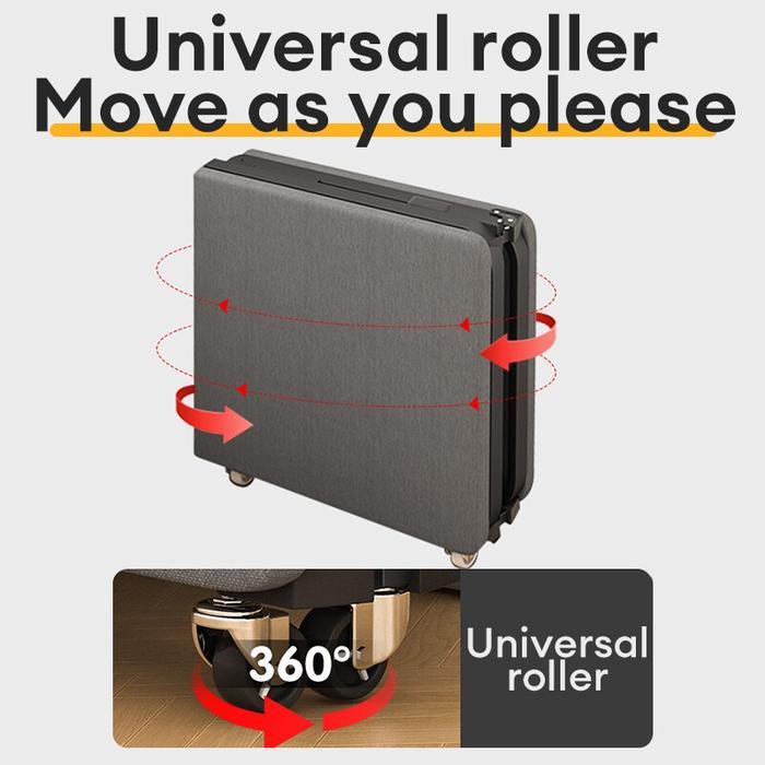 TETE(TOK)-Kursi Malas Tempat Tidur Lipat Kursi Santai Kursi Lipat Dengan Roda Folding Bed Ranjang