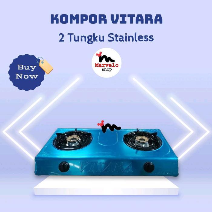Kompor Gas / Kompor 2 tungku / Kompor Gas 2 tungku Vitara