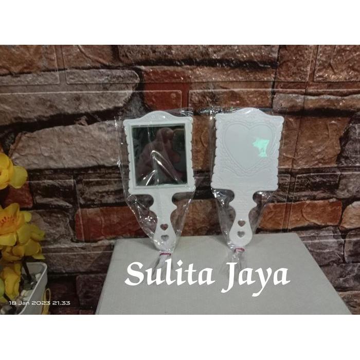 SOUVENIR KACA - Souvenir Pernikahan Kaca Gagang Putih Souvenir Pernikahan souvenir khitanan 50PCS/