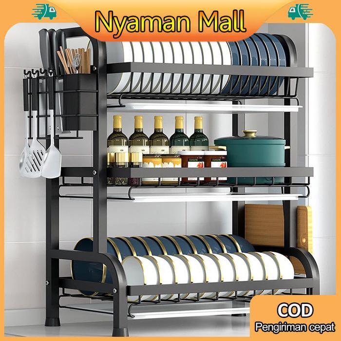 Rak Pengering Piring Rak Piring Stainless Rak Dapur Rak Cuci Piring