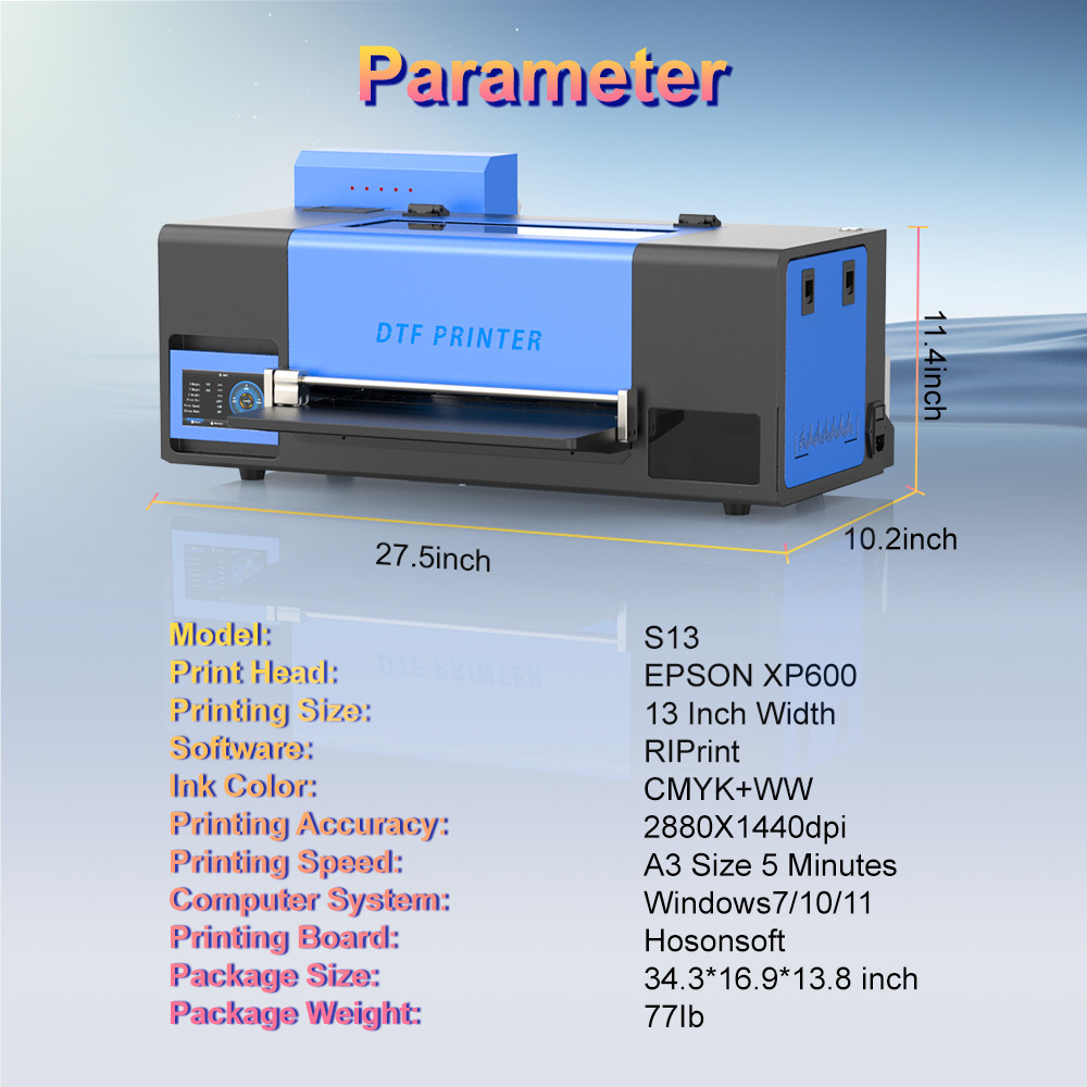 OYfame A3 dtf printer machine for Epson XP600 DTF Printer Directly To Film Printer With DTF Oven For