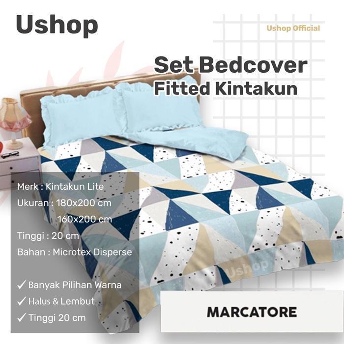 KINTAKUN Lite Set Bedcover + Sprei Flat 180x200 / 160x200 Amarilis
