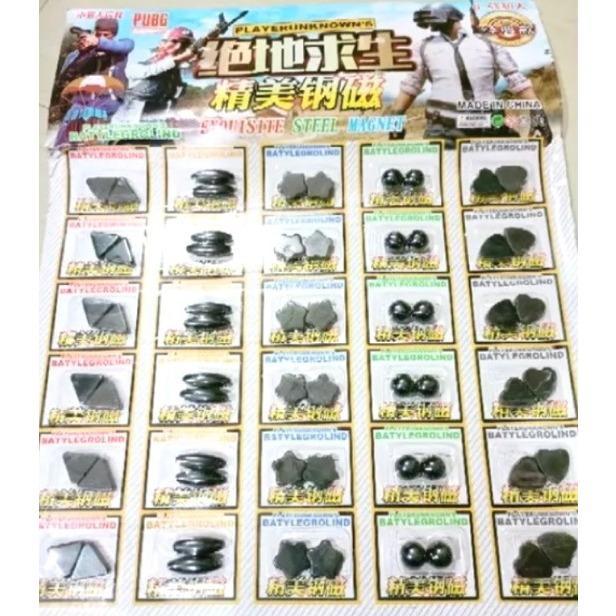 Magnet Mainan Sepasang Magnet Oval Magnet Bulat ( sepasang )