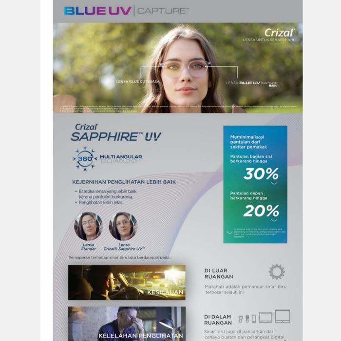 LENSA ESSILOR FSV ESSILOR BLUE UV CAPTURE ORIGINAL