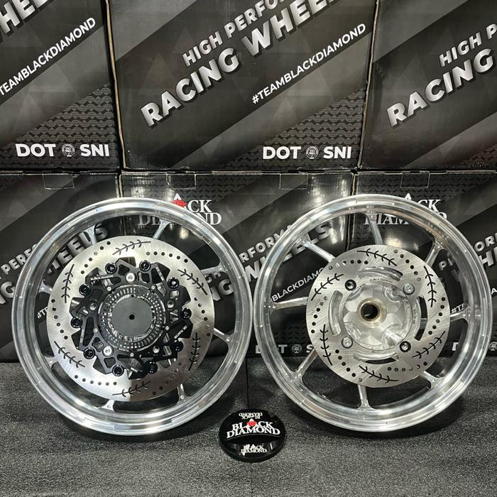 Velg Motor Honda PCX 160 ABS / CBS Black Diamond BL - 8 For Honda PCX 160 ABS / CBS Paket Disc Brake