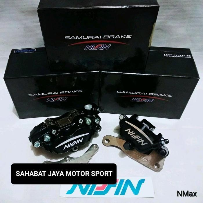 Kaliper Depan Belakang Nissin Samurai 4 Piston Nmax Old Nmax Lama Nmax New Original Nissin Samurai