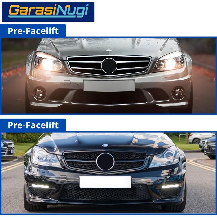 Mercedes W204 Amg C63 Grill Cover Bumper Lower Grille Bawah C200