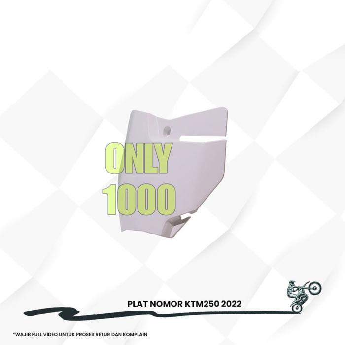 COVER NOMER KTM 250 2022 PAPAN NOMER KTM 250 2022 NUMBER PLATE KTM 250 2022 COVER NOMOR TRAIL