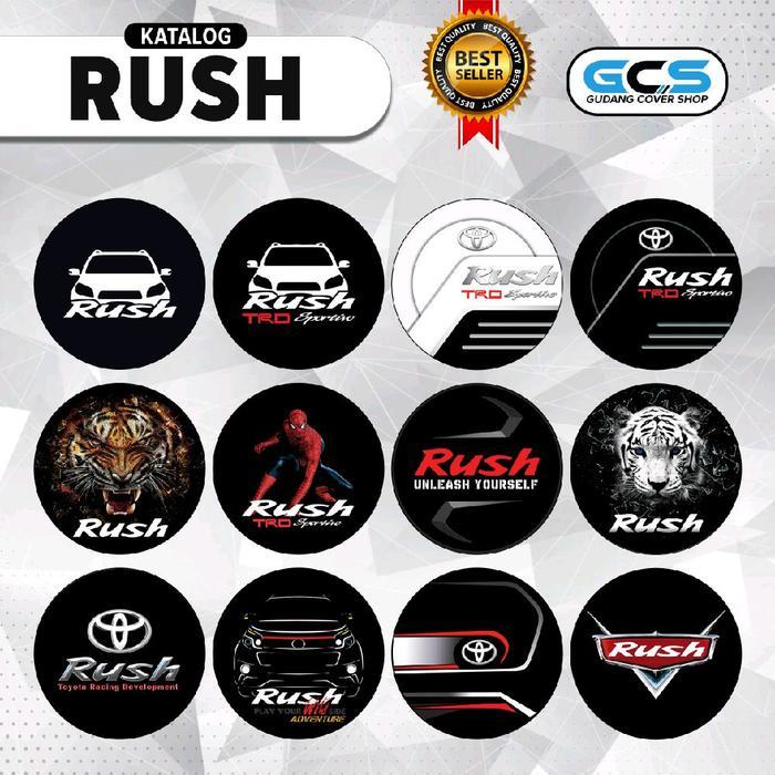 Sarung Ban Serep Rush Anti Luntur Hitam Pekat Kulit Sintetis Tebal Tahan Lama Karet Tire Car Talang