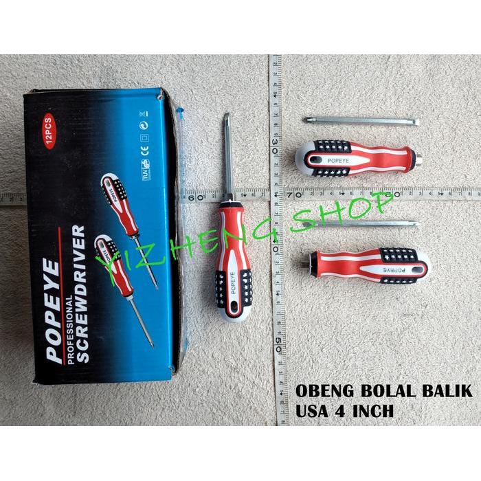 OBENG BOLAK BALIK 4 INCH USA
