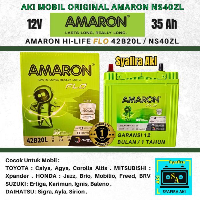 Aki Kering Mobil Calya Ns40Zl Amaron Hi Life