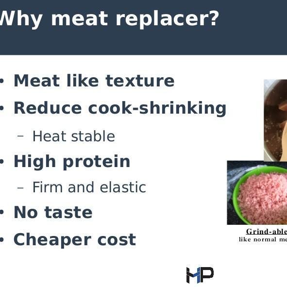 BIGSALE MEAT REPLACER M100F 1KG PENGGANTI DAGING LEBIH BAGUS DARI TVP / ISP