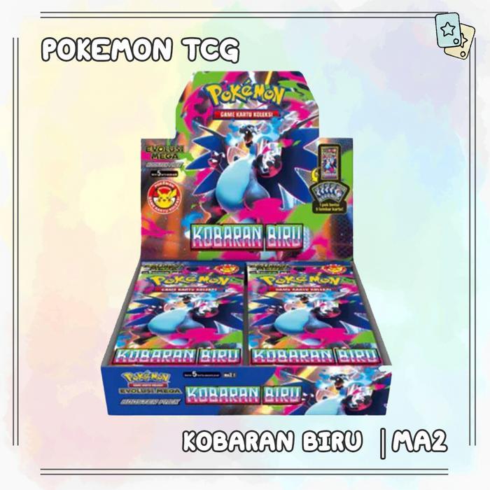 Set Kobaran Biru Kartu Pokemon TCG - Original Indonesia