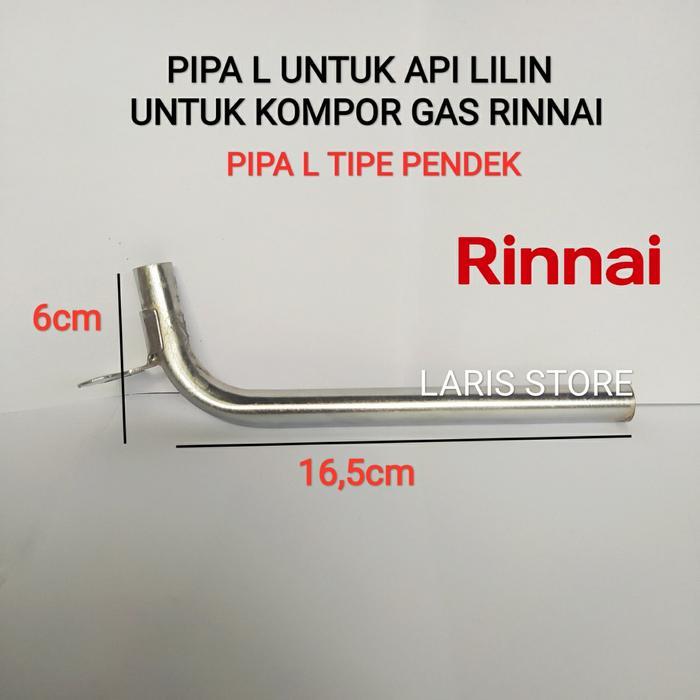 Pipa L Cerobong Kompor Gas Rinnai Pendek