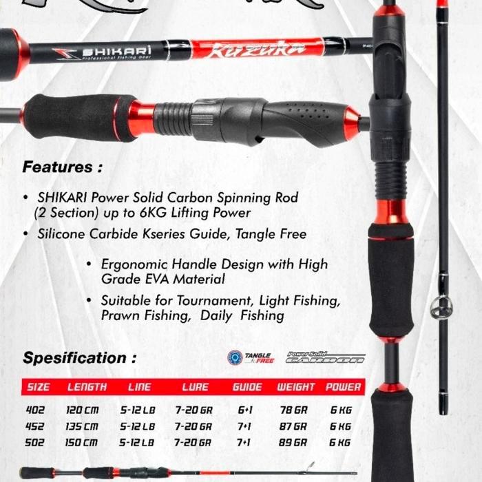 Promo Joran Shikari Kuzuka Solid Power 120 135 150 Solid Carbon