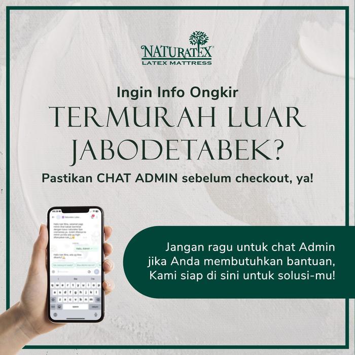 [LINK CUSTOM] Kasur Latex Naturatex Orthopaedic Supreme 25cm