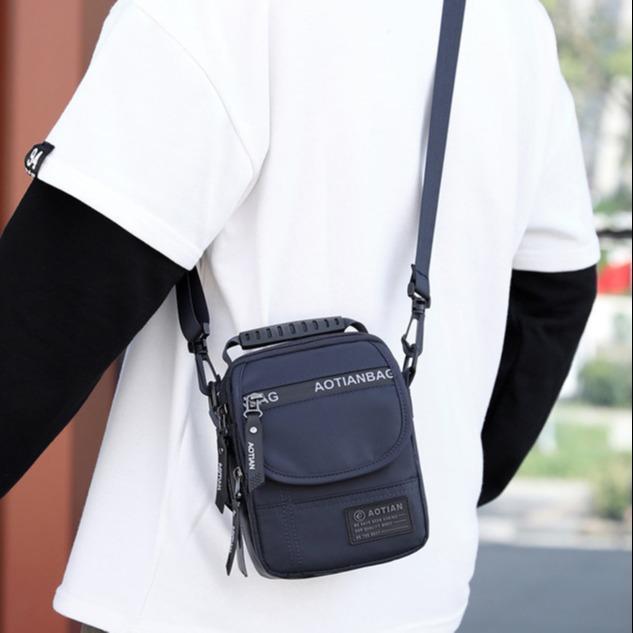 Tas Selempang Minimalis Tas Selempang Hp Multifungsi Waistbag Tas Pria Pinggang Aotian Bnj125
