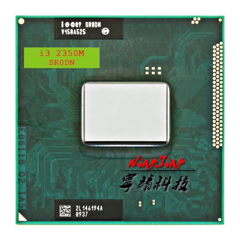 Intel Core i3-2350M i3 2350M SR0DN 2.3 GHz Dual-Core Quad-Thread CPU Porcessor L2=512M L3=3M 35W
