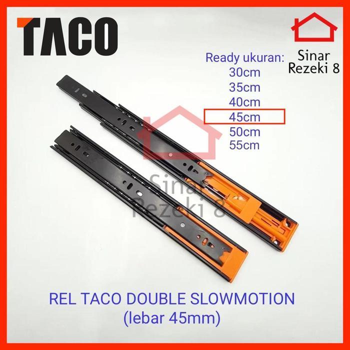 TACO Rel Laci SLOW MOTION 45 CM / Double Track Soft Close .