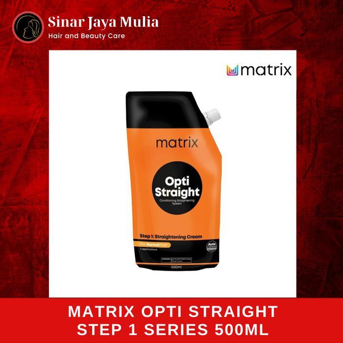 Matrix Opti Straight Step 1 500Ml - Smoothing/Pelurusan Rambut