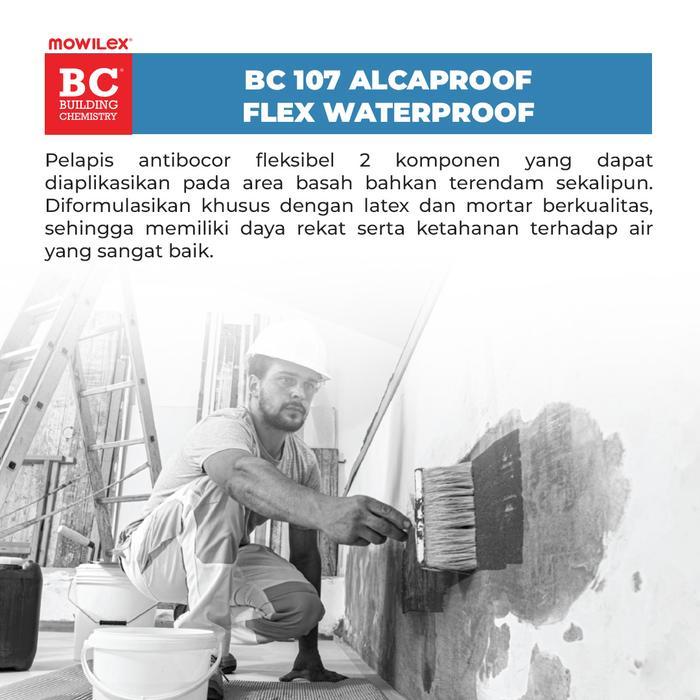 Mowilex Bc 107 Alcaproof Flex Waterproof Pelapis Anti Bocor 2 Komponen - 7 Kg