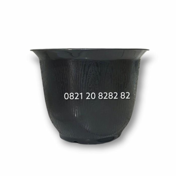 Pot Bunga Hitam 38Cm Tebal Pot Unik 38 Grosir Pot Kebun Indoor Outdoor