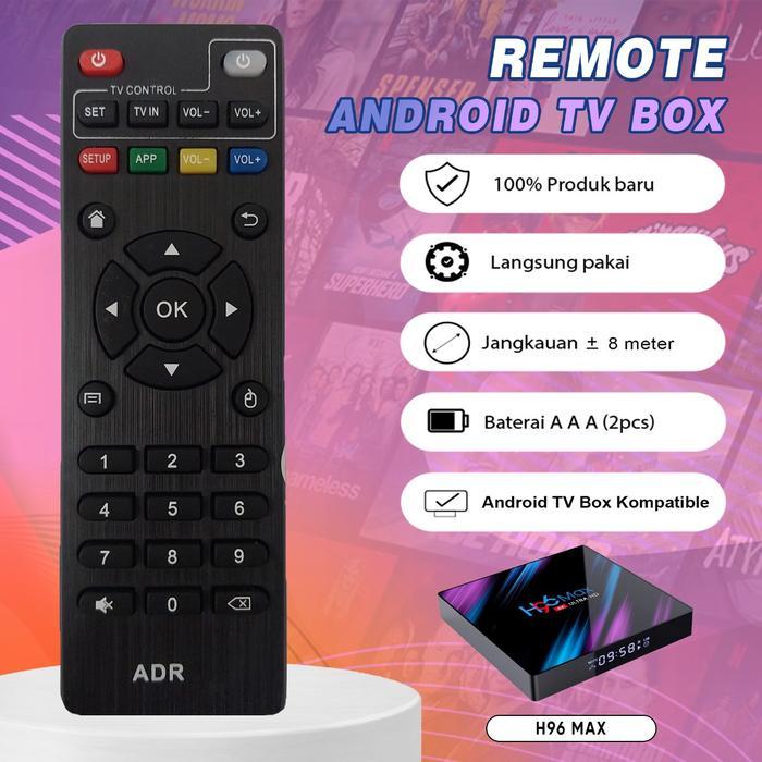 Terbaru Best Quality 100% Original Remote H96 Max Langsung Aktif Remote Android Box H96 Max Langsung