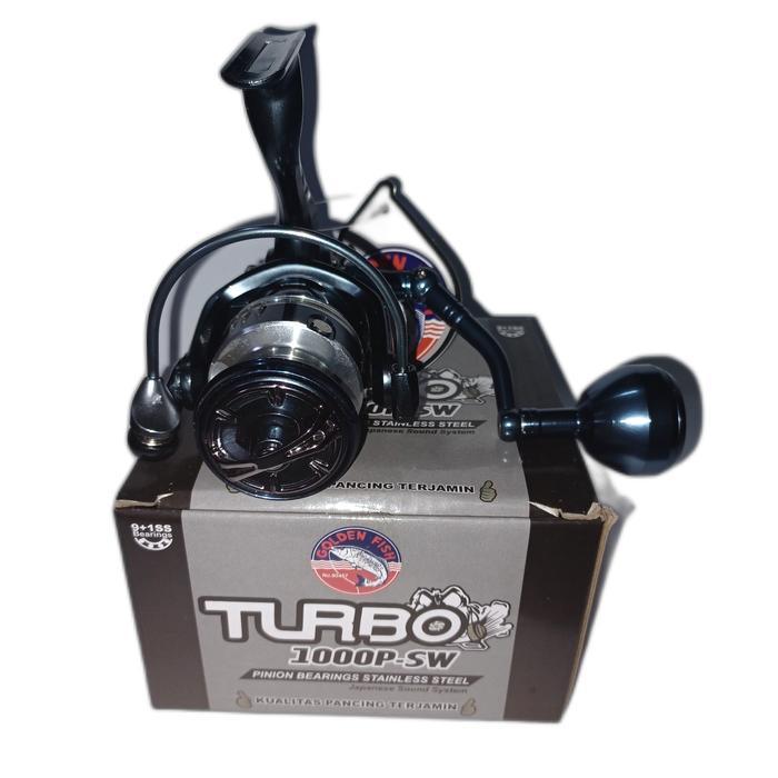 Reel Golden Fish Turbo Sw 3000 4000 6000 Salt Water Gulungan Pancing