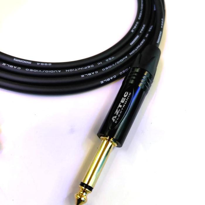 Kabel Audio Kabel Jack Rca To Jack Akai Mono Mogami Low Noise - Kabel Jack Rca To Akai Mono Terlaris