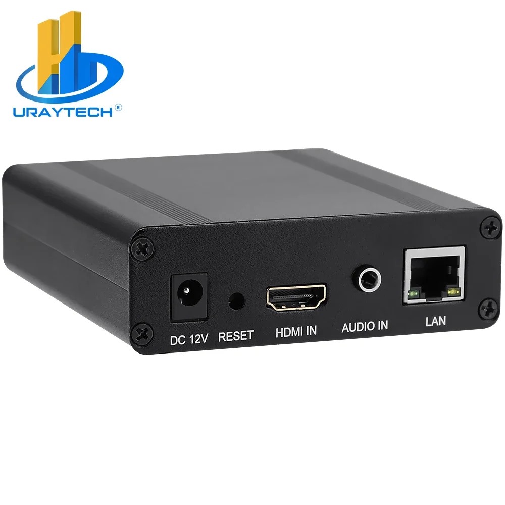 BARU URay HEVC HD HDMI To IP Video Encoder HD 1080P 1080i Live Streaming Broadcast Encoder H.265 H.2