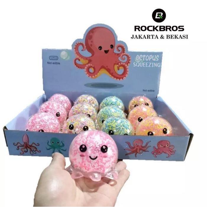 Squishy Octopus Squeeze Gurita Fidget Toy Anti Stress New Viral Pop It