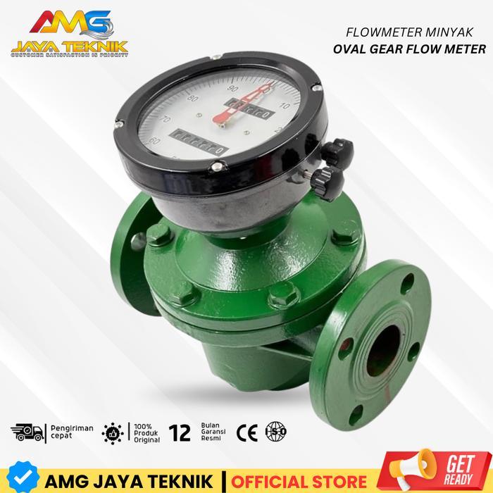 Flow meter Solar Flowmeter minyak 2inch Oval Gear Flow meter 2 inch