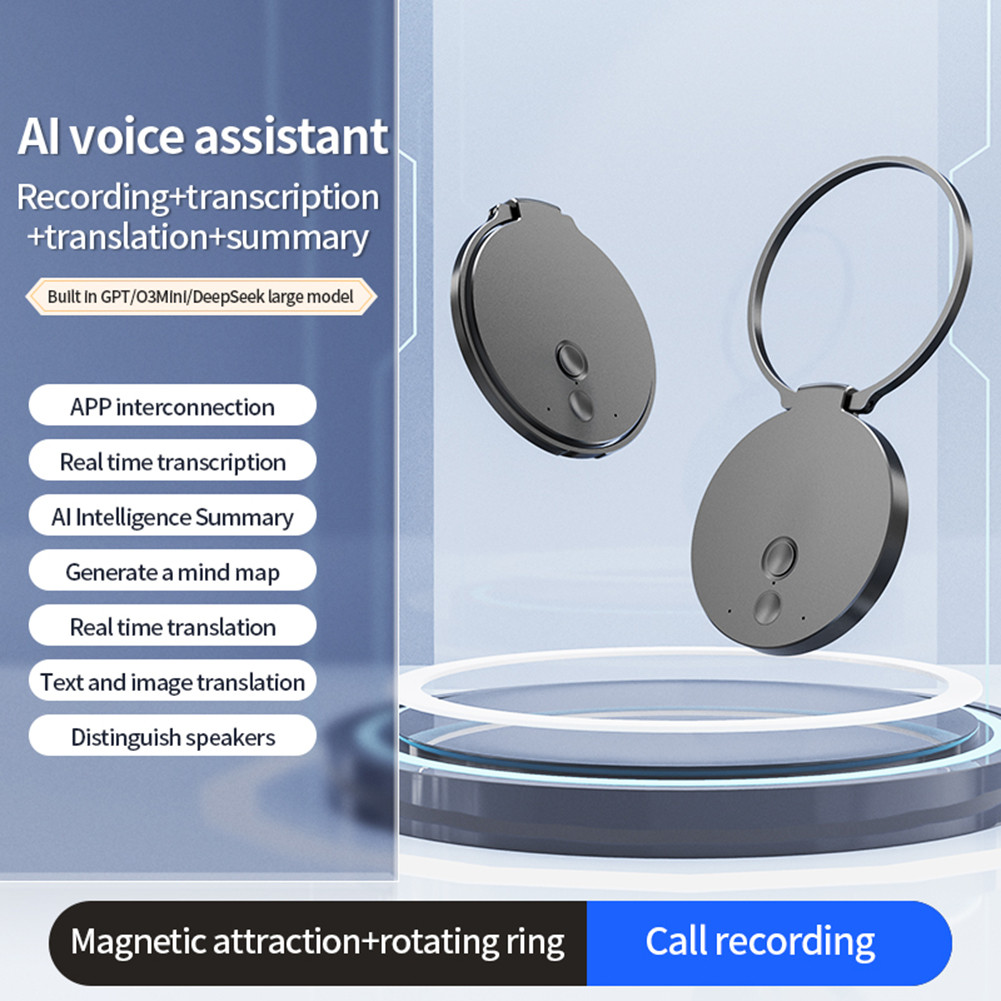 Digital Voice Recorder with Real-Time Transcription & Translation Audio Recorder Audio Recording