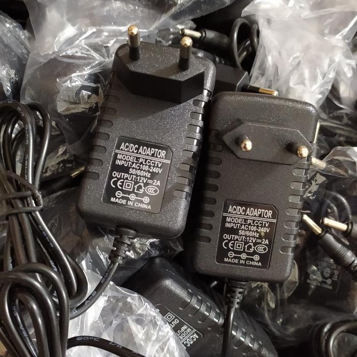 "New" Adaptor Travel / Charger CCTV / Cas CCTV 12V 2A REAL CAPACITY + DUS