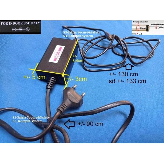 Jack 5,5 X 2,5 Mm 12V2A Jek 5,5X2,5Mm Lb Adapter 12V 2A Jak Dc 5.5 X 2.5 Mm 1000Ma 1200Ma Adaptor