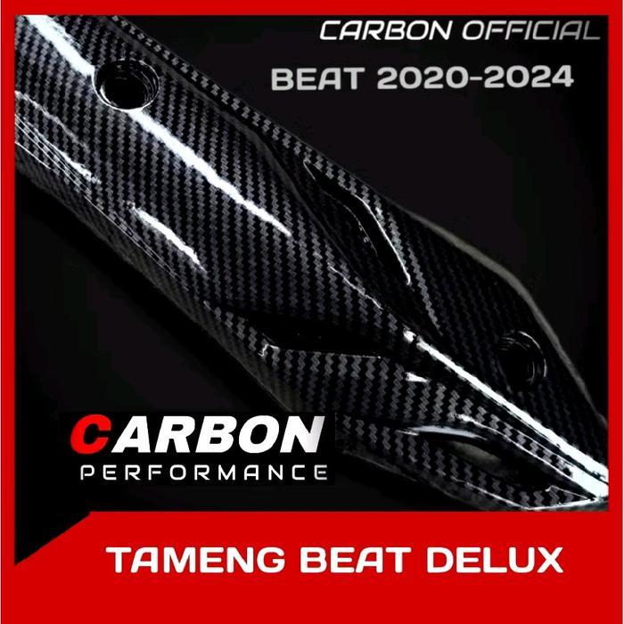 "New" TUTUP KNALPOT BEAT DELUX CARBON 2020-2024 / tutup knalpot beat led carbon / tutup knalpot beat