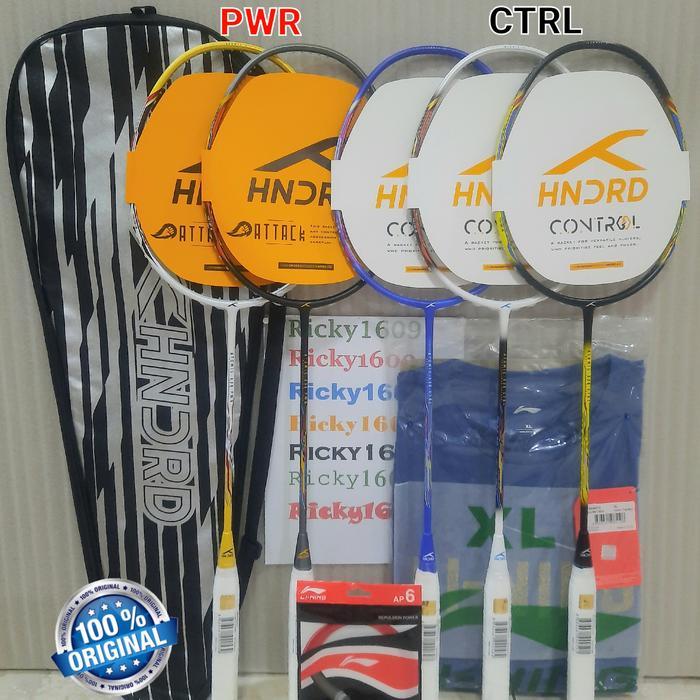 Raket Badminton Hundred Atomic-X 38 Power / Atomic-X 38 Control 38 Lbs