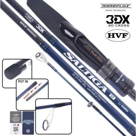 Promo Joran Daiwa Saltiga Sf Lj 652Mhs 662Hb Spinning Overhead Jigging