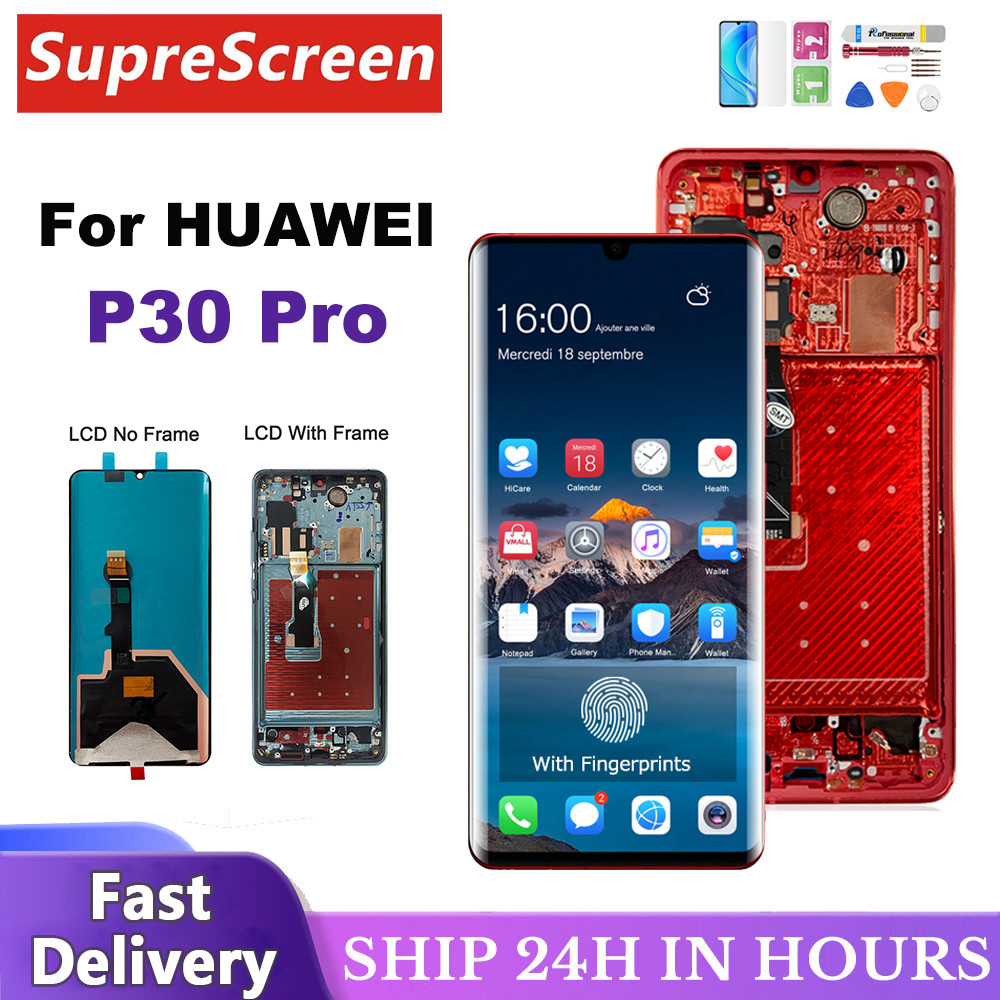 OLED P30 Pro Display for Huawei P30 Pro VOG-L29 VOG-L09 Lcd Display Touch Screen Digitizer Assembly
