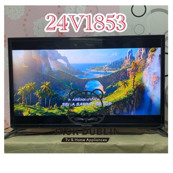 TV LED POLYTRON 24 INCH DIGITAL 24TV0855 SPEAKER TOWER GARANSI RESMI