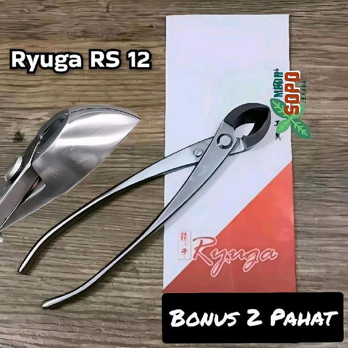 Alat Bonsai, Catok Bonsai Ryuga Miring Cembung, Stenlis RS 12 Promo