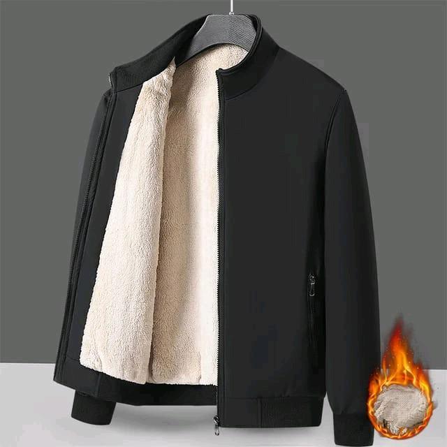 Rizkyjacket Store/Jaket formal pria keren/Jaket bomber beludru hangat dan tebal/Jaket taslan jasper