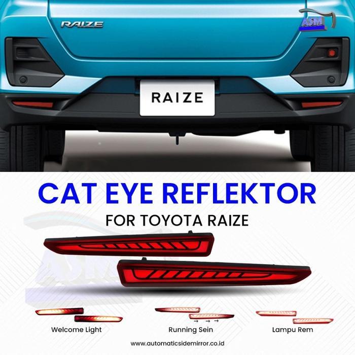 Cat Eye Reflektor Mobil Toyota Raize
