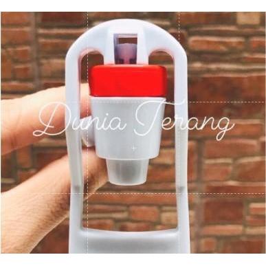 Kran Guci Air Galon Dorong GMP - Keran Dorong Aqua Galon Merah Biru