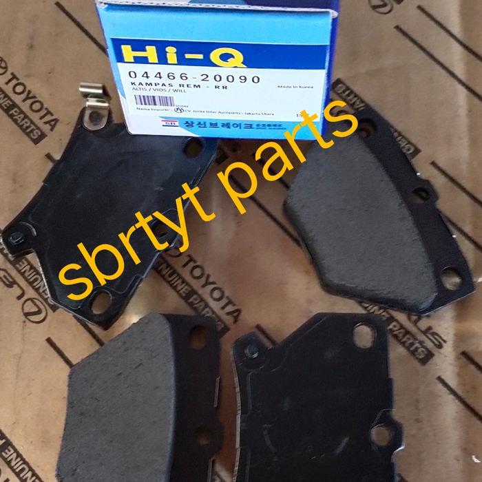 Kampas Rem Belakang Vios Gen 1 Hi-Q